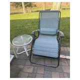 Chair and side table