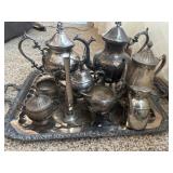 Silver plate serving ware