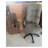 Office chair and pop-up desk