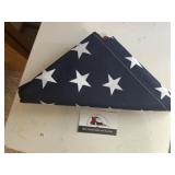 Folded flag