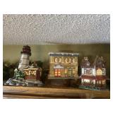 Village restaurants and house