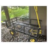 Metal garden cart