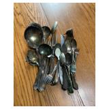 Silver plated flatware