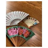 Vintage hand fans