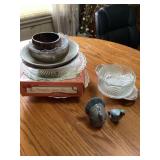 Assorted glassware