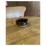 Vintage two tone crock bowl Monmouth Pottery