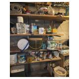 Contents of shelves