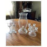 Glassware candle decor