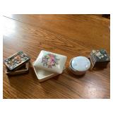 Vintage jewelry boxes