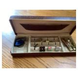 Vintage cuff links and misc