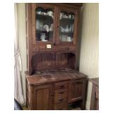 Antique kitchen hutch contents not included