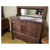Antique Buffet mirrored