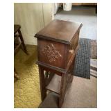 Antique end table