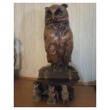 Owl figurines and decor