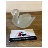 Glass swan