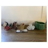 Animals and misc ceramics