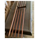 Copper luggage rack from hotel Patee