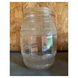 Glass barrel jar