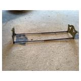 Vintage metal owl book holder