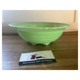 Jadeite footed bowl