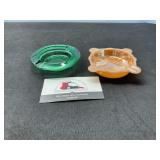 Glass ash trays