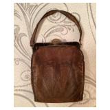 Vintage leather hand bag