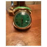 Vintage green Seth Thomas clock