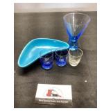 Glassware and dish