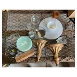 Misc decor and glassware