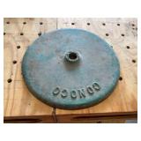 Conoco metal sign base