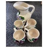 Pitcher & Cups