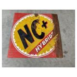 NC+ Hybrids metal sign