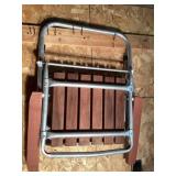 Vintage wooden lawn chair