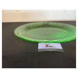 Uranium glass platter