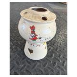 Christmas country, goose burning pot