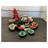 Christmas decor and figurines