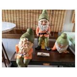Ceramic gnomes