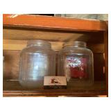 Glass canisters- no lids