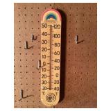 Rainbow Springfield thermometer