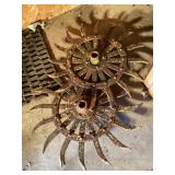 Rotary hoe wheels