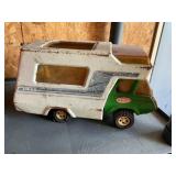 Tonka truck and camper