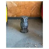 Cast iron owl about 2 inches tall