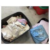 Tote of material