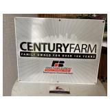 Metal century farm sign