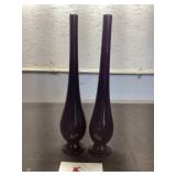 Purple Glass Vases