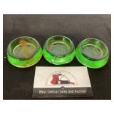 Uranium Coasters.  See one is damaged