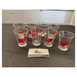 Cherry shot glasses