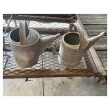 Galvanized watering cans