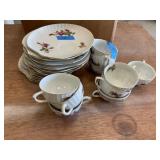 Plates and dishes marked Japan