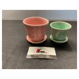 Small planters marked USA